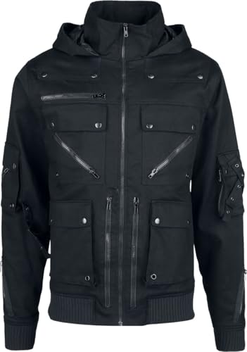 Chemical Black Corbin Jacket Mens Black Männer Übergangsjacke schwarz XL