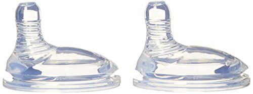Tommee Tippee Ultra Baby Bottle Feeding Nipple Replacement, Breast-Like Nipple, Slow Flow - 0+ Months, 2 Count