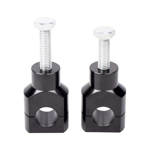 Rehausse guidon moto 25mm adaptateur universel en aluminium noir