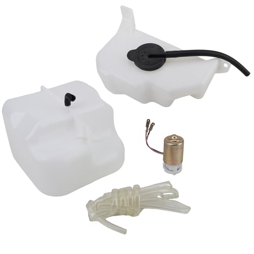 Windshield Washer Tank&Coolant Reservoir Set For Nissan Datsun 720 Pickup 1980-1986 Fits 2172002W00,2172002W01,2172002W02,2891001W00,2892001W00,2150306W00,28910-01W00