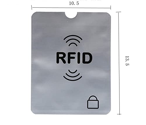 Anti Card Holder Business Card Package Bag Credit Card ID Anti Theft RFID Blocking Sleeve Shield Secure Holder Water Proof Protector Pack 10 Pieces2