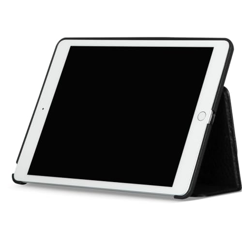 Étui folio en cuir iPad 10.2 Sena Future noir pour versions 2021 2020 2019