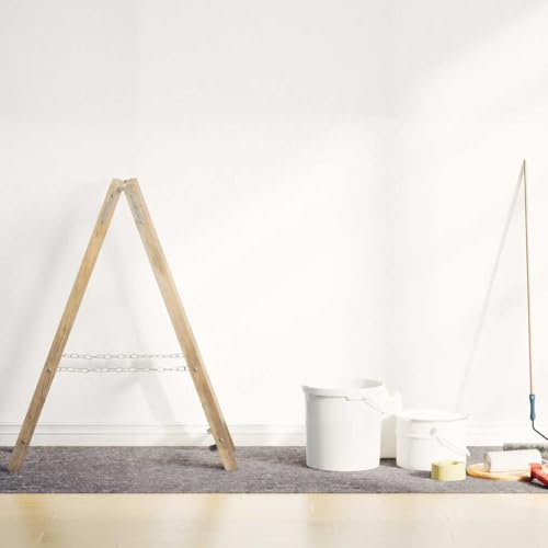 vidaXL Rutschfeste Malervliese 2 Stk. 5 m 180 g/m² Grau, Schutzvlies, Vlies Anti-Rutsch, Bodenschutz Malervlies, Abdeckvlies, Malerabdeckvlies