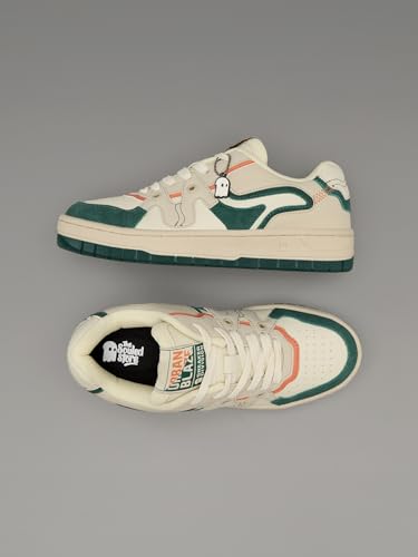 Image of The Souled Store Urban Blaze: Women and Girls Colorblocked Lace Up Low Top Stylish Sneakers with Flexibility & Comfort