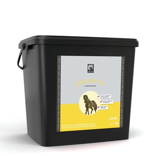 SCANFARM Equsana Island VIT, 12 kg - Vitaminergänzung für Islandpferde aller Altersstufen und Aktivitätsniveaus - Kühl und trocken lagern