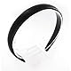 axy Haarreif Classic Vintage Leder Haarreifen Leather Hair band HR27CS (Schwarz)