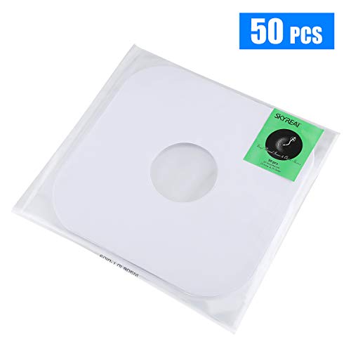 Skyreat 12 Inch Vinyl Record Sleeves Kit - 25x Record Outer Sleeves Plus