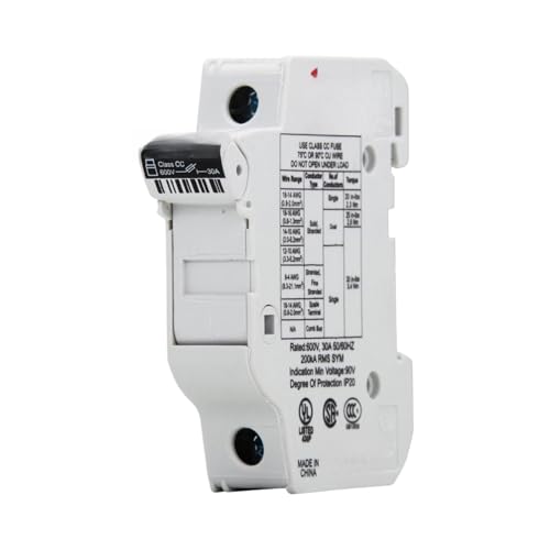 Fusible FNQ-R-30 10x38mm élimine les risques de surchauffe sur circuit 600V CHCC