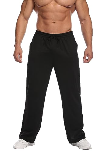 Deyeek Sport Hose Herren Joggers Loose Trainingshose Sweatpants Leicht...