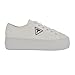 Guess Women's Joezi Sneaker, White 140, 8