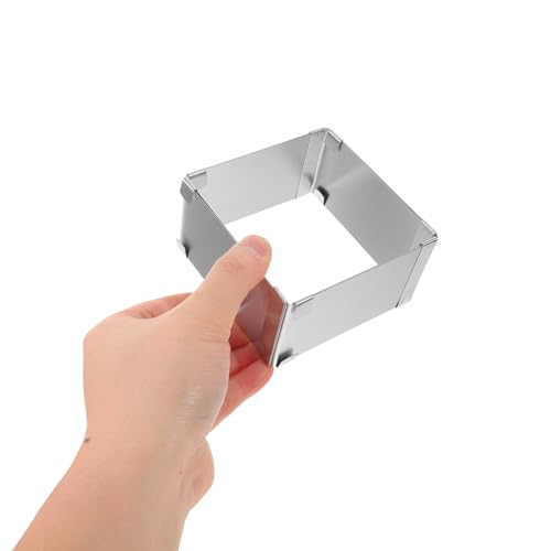 Anillo de pastel ajustable MAGICLULU de acero inoxidable extensible para repostería casera 5