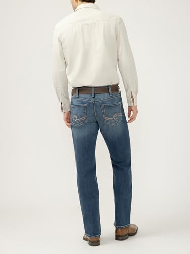Image of Silver Jeans Co. Mens Jace Slim Fit Bootcut Jeans