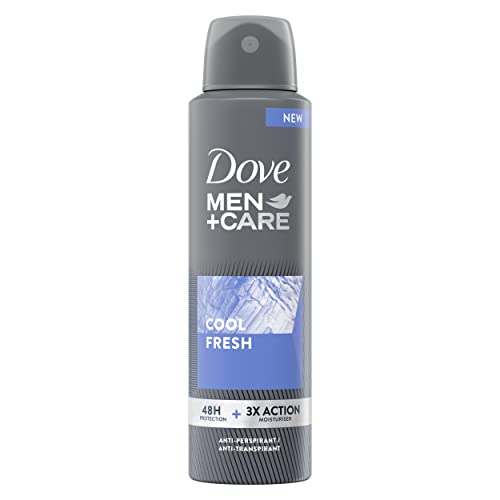 Dove Men+Care Deospray Cool Fresh mit 1/4 Feuchtigkeitscreme, Deodorant für Herren, Antitranspirant, ohne Alkohol… – Ansicht 2