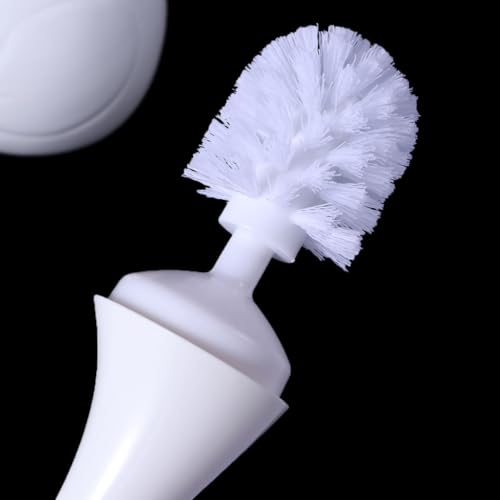 Brosse de toilette cygne céramique VOSAREA balayette WC moderne à manche long