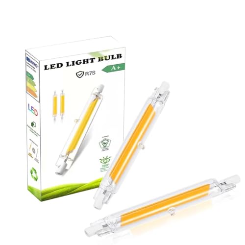 EIMOPE Ampoules R7S LED 78mm 10w Dimmable | 10W Équivalent à Ampoule Halogène 80w 100W | Blanc Froid 6000K 1000LM | AC 220-240V, Sans Scintillement, Lot de 2
