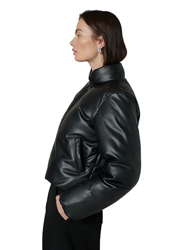 Joe's Women's The Kiki Vegan Leather Bomber Jacket2