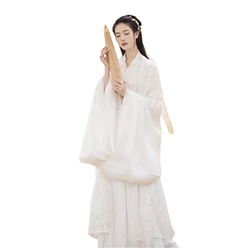 Costume de performance Hanfu blanc pour halloween et noël cosplay - 2