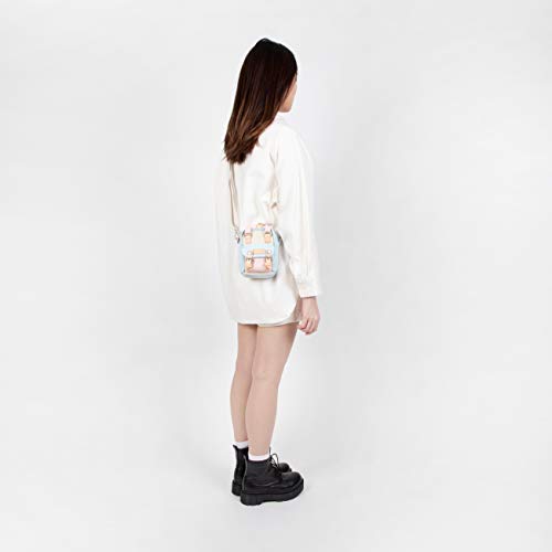 Doughnut Macaroon Crossbody Bag Tiny Multi Color 1L Women Girl Casual Crossbody Cell Phone Bag Purse Handbag (Cream X Iceberg X Sakura) #TOP3