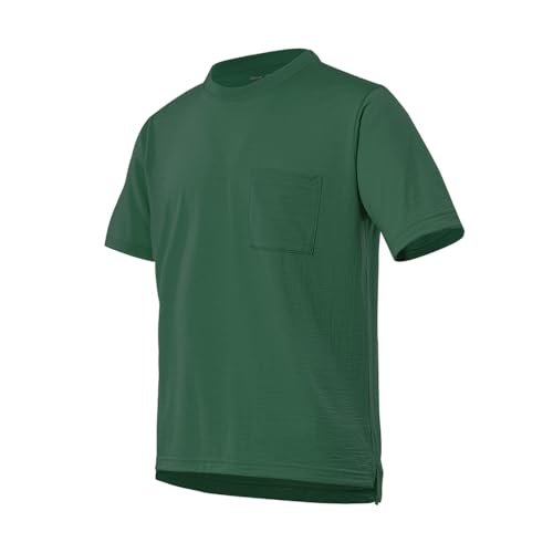 [SHEEP RUN] M's Merino Pocket T-Shirt 180gsm for Daily and Outdoor