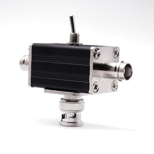 Conmutador de antena con interruptor giratorio manual bidireccional SO-239 coaxial 3