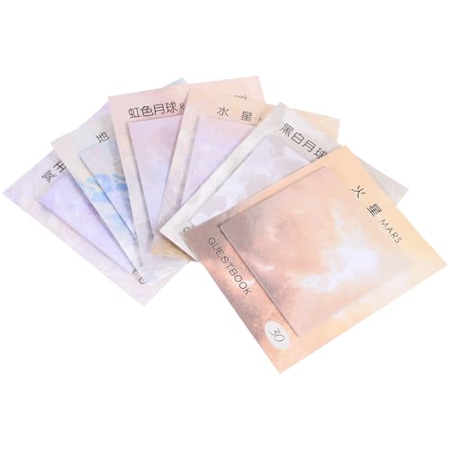 HOLIDYOYO 厚手紙メモパッド 冊 学生向け粘着式付箋ノート ポータブルで耐久性良好 書きやすく変形しにくい便利貼 仕事や学習に