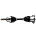 Detroit Axle - 4WD Front CV Axles for Chevy Silverado GMC Sierra 1500HD 2500 3500 HD 2500HD 3500HD, Yukon Tahoe, K1500 K2500 Suburban K3500 Hummer H2, 2 CV Axle Shafts Assembly Replacement