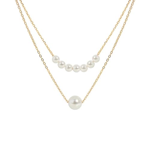 Collier argent fantaisie perles femme pour illuminer vos tenues de soirée