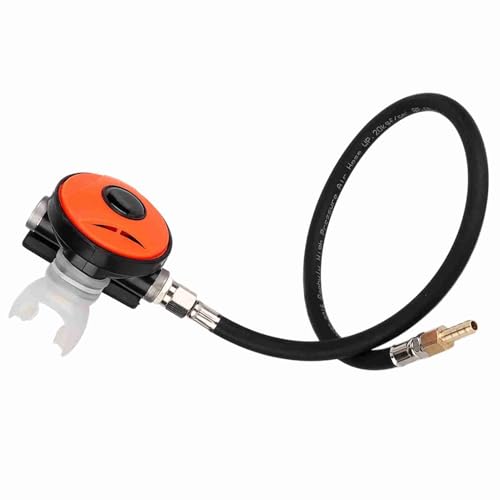 Dive Snorkel 2nd Stage Regulator with Ergonomic Mouthpiece Diving Equipment Accessory - Soft Silicone & Resin, Lightweight Design