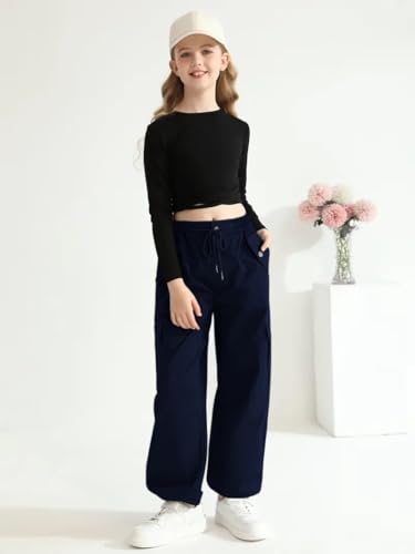 Image of TAGAS Cargo for Girls|Joggers for Girl| Cotton Cargo for Girls |girlscargo Lower|Relaxed Trouser(GC-45)