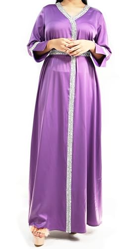 Musuly Abaya Violet pour Femme (M=38)