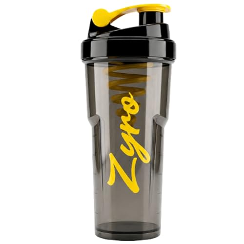 Zyro Cyclone Blender Shaker (Black, 700ml) | 100% Leakproof, BPA-Free Blender Bottle | Ideal for Whey Protein, Preworkout & BCAA Shakes| Plastic Zyro 