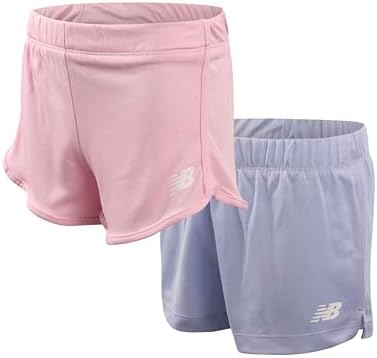 New Balance Girls’ Active Shorts – 2 Pack