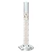 10ml Graduated Cylinder, Borosilicate 3.3 Glass, Single Metric Scale, Karter Scientific 213I10 (Single)