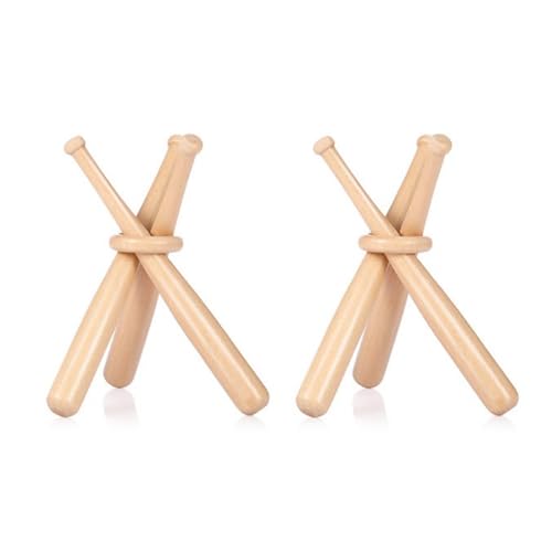 2 PCS Baseball Stand Holder,Wooden Base Ball Display Holder for Most Round Objects Up to 9