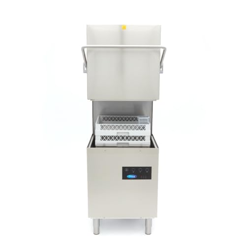 Maxima Haubenspülmaschine - 50x50cm - mit Abfluss-, Spül- und Seifenpumpen - 400V