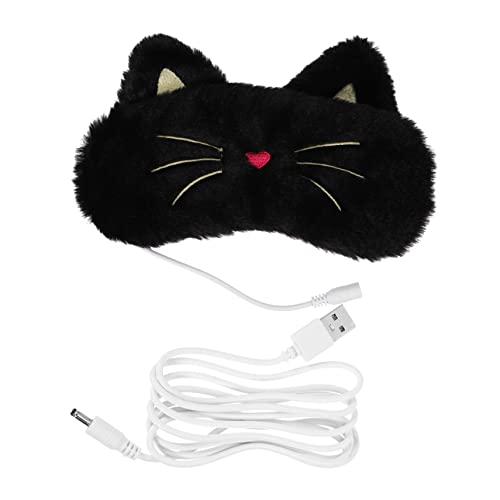 CONGARTENO Antifaz Térmico USB para Dormir con Control de Temperatura Ajustable Diseño Ergonómico para Bloqueo de Luz Suave y Cómodo para Uso Casa Oficina y
