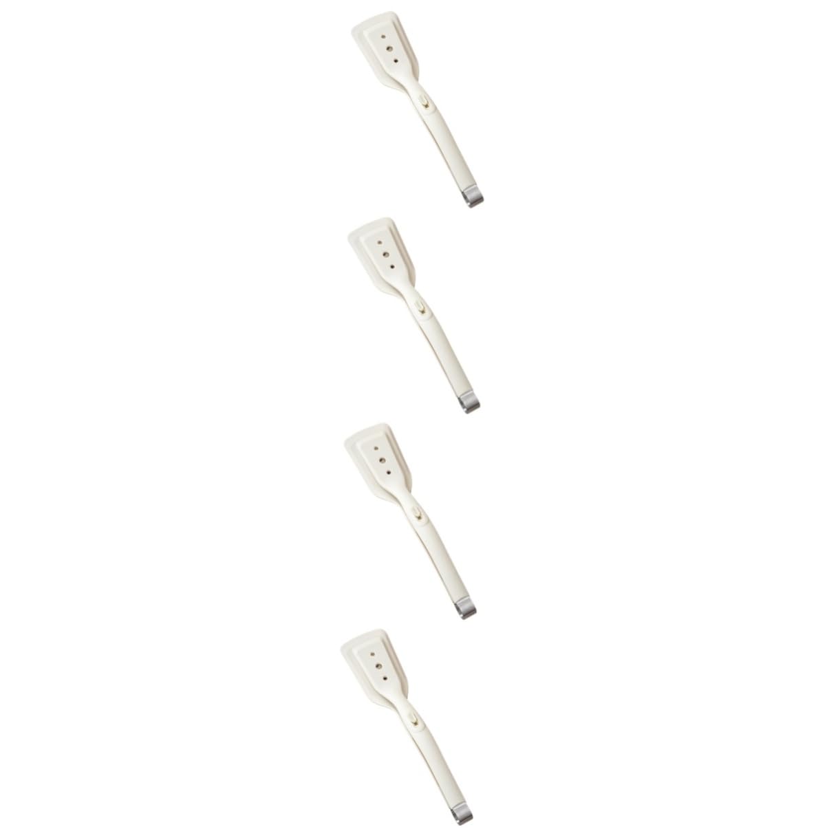 PRETYZOOM 4 Pezzi Fermagli Per Pesce Fritto In Silicone Cazzuola Gadget Da Cucina Pinza Da Cucina Spatola Pinze Per Cucinare Spatola In Silicone Pinza Multiuso Pala Per Frittura Spatola Da