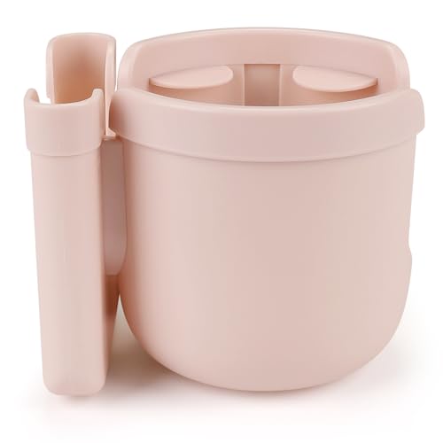 Image of Accmor Stroller Cup Holder with Phone Holder, Bike Cup Holder, Universal Cup Holder for Uppababy Nuna Doona Strollers, 2-in-1 Cup Holder for Walker, Wheelchair, Scooter