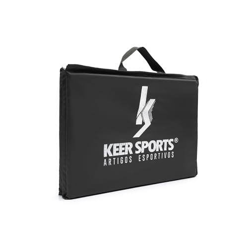 Keer Sports Colchonete Dobrável Profissional de Espuma D 50 Portátil Preto;Tamanho:Unico;Gênero:Unissex
