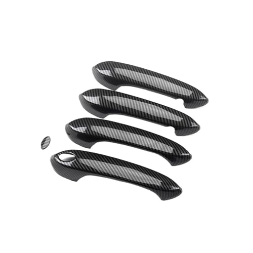 4PCS Ԃ̃hAnhJo[gO ƌ݊ BMW G20 G30 G32 X1 F48 X2 F39 X3 G01 X4 G02 X5 F15 G05 G06 5V[Y LHDΉ(D Carbon Black LHD)