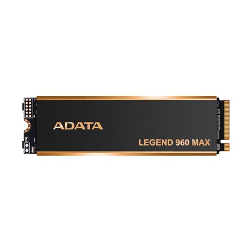 SSD Adata Legend 960 Max 1TB NVMe M.2 2280 (Leitura até 7400MB/s e Gravação até 6800MB/s) - Com dissipador