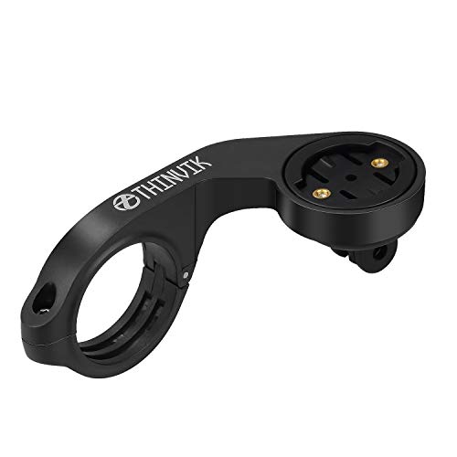 Image of Thinvik Bike Computer Out Front Mount for Garmin Edge1040 /1030 /840 /830 /540 /530 /130 Bike Computer GPS Compatible with 31.8 /25.4mm Handlebar with Quarter Turn