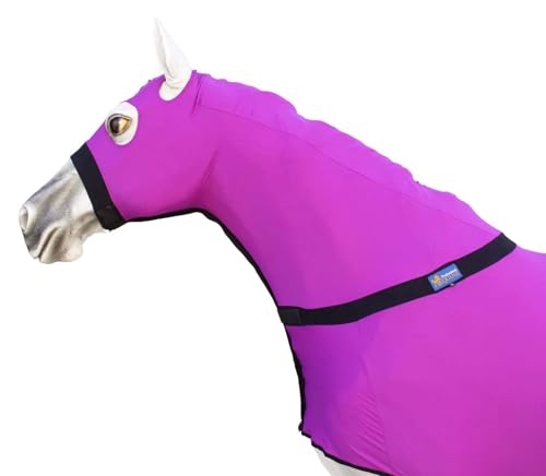 Image of Large Horse Comfort Stretch Full Body Sheet Slinky Sleazy Neck 521MW03BP