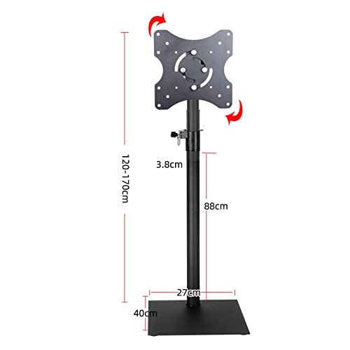 Support TV rotatif à 360° horizontal et vertical pour écran 26-65"