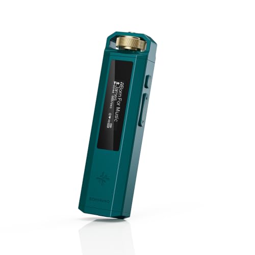 Image of FiiO SnowSky Echo Nano Retro Portable MP3 Player with Fingertip Scroll Wheel, 3.5mm Output, USB DAC, in-line Controls and DSD /FLAC Support (Green)
