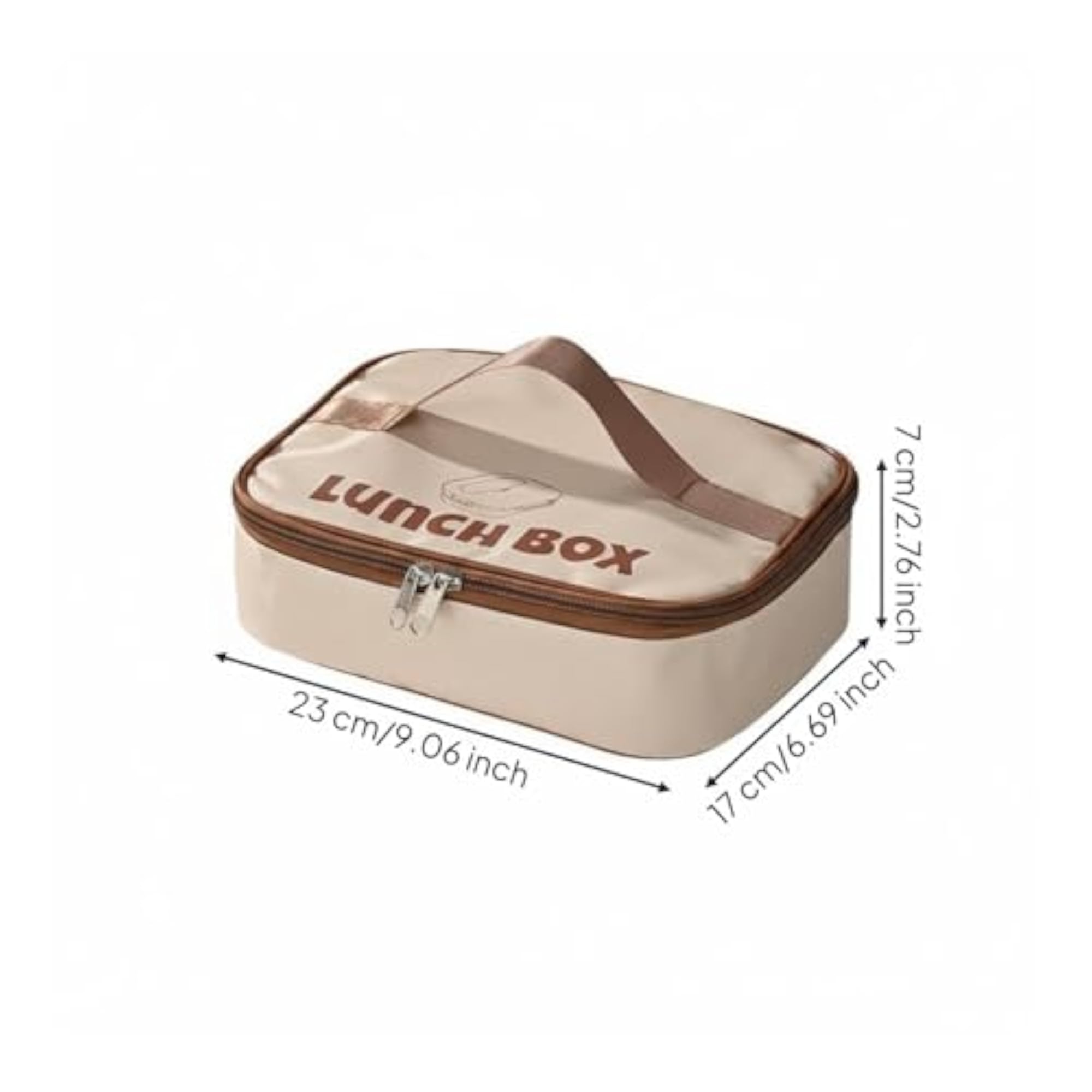 Large Capacity Insulated Lunch Bag with Portable Handle