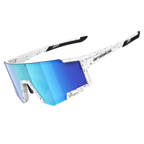 Image of Sport Polarized Sunglasses for Men and Women, Stylish and Lightweight Cycling Sunglasses with UV400 Protection