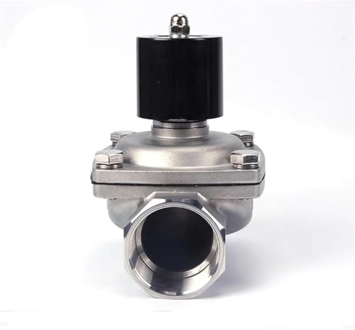 Électrovanne en acier inoxydable 1 1/4 pouce durable et étanche pour fluides