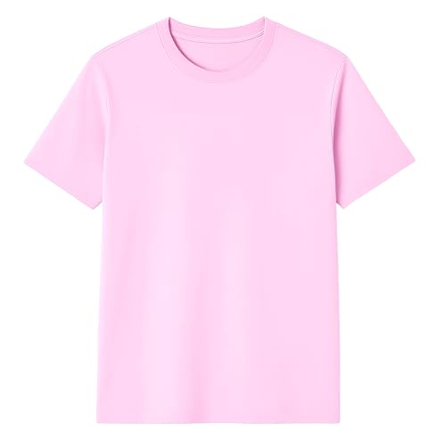 Camiseta Básica Hombre 100% Algodón Cuello Redondo Suave y Transpirable Ajuste Clásico Moderno Colores Surtidos Tallas S-3XL