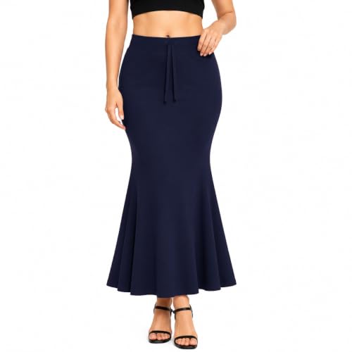 Image of Mogsa Women's Saree Shapewear Petticoat | Fishcut Shaper | Stretchable Saree Petticoat | Adjustable Drawstring | Comfortable Slim Fit Innerwear